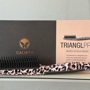 Calista TrianglPro Heated Detailer Brush (Cheetah)